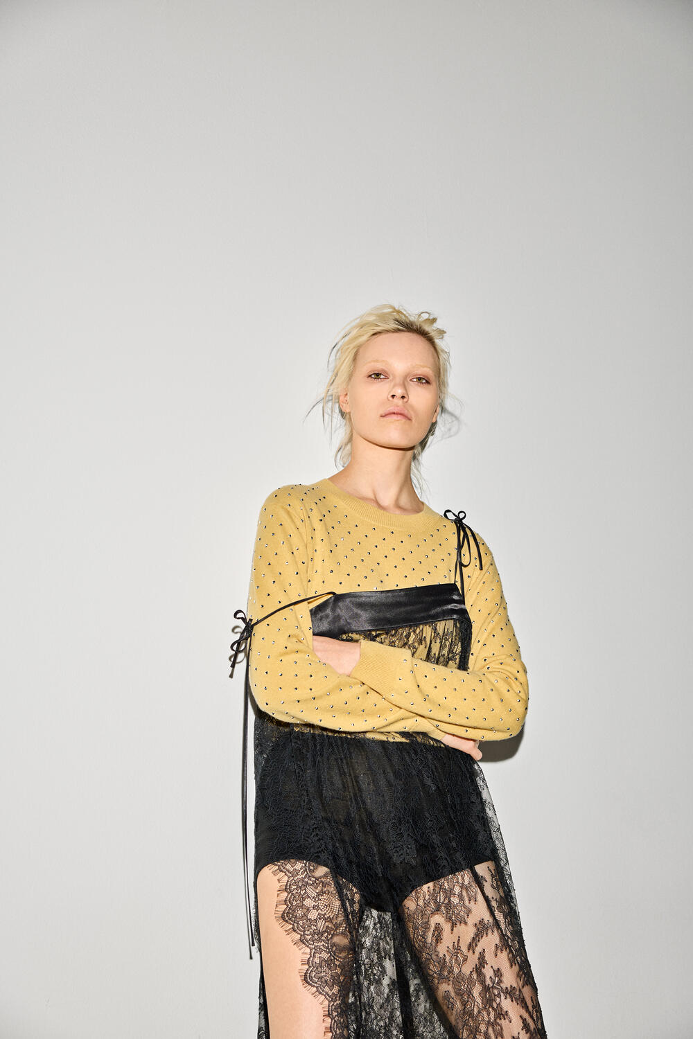 Rocco blondekjole - sort